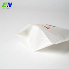 Ekologiczna biała torba papierowa Kraft Papierowe opakowania do żywności Doypack Torba stojąca