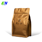 Dostosowana plastikowa torba na kawę o pojemności 500 g z gorącym stemplem z zaworem odgazowującym