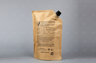 Kraft Paper Spout Pouch Bag Dostosowany rozmiar i konstrukcja do pakowania w płyny do soków
