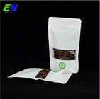 Biodegradowalne torebki na żywność wielokrotnego użytku PLA Opakowanie na ziarna kawy z zaworem