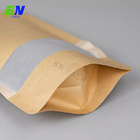 Papier pakowy Home Kompostowalny worek stojący na ziarna kawy lub proszkowe opakowania do żywności