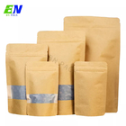 Papier pakowy Home Kompostowalny worek stojący na ziarna kawy lub proszkowe opakowania do żywności