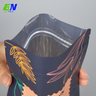 Niestandardowy kompostowalny nadający się do recyklingu zamek błyskawiczny Biodegradowalny papier pakowy Płaska dno Kawa Herbata Plastikowa torba do pakowania żywności