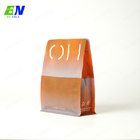 Singel Material 145 mikronów Recyklingowa torba Płaska torebka na kawę z zaworem jednokierunkowym