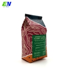 Dobrze metaliczny boczny fałd pokrowiec odporny na zapach torebki na kawę z cyny