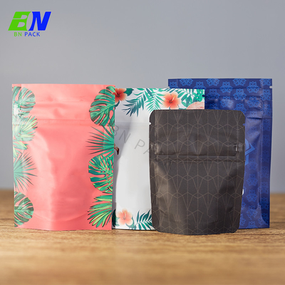 Soft Touch Cannabis Pouch Bag Matowy plastik z cyfrowym nadrukiem